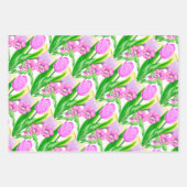 Frühlingsblumen Geschenkpapier Set (Vorderseite 3)