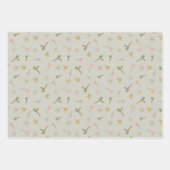 Frühlingsblumen Geschenkpapier Set (Vorderseite 2)