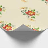Frühlingsblumen-Geschenkverpackungspapier Geschenkpapier (Ecke)