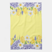 Frühlingsblumen geschirrtuch (Vertikal)