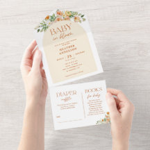 Frühlingsblumen Girl Baby Dusche