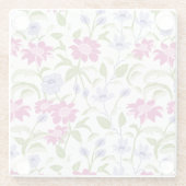 Frühlingsblumen Glasuntersetzer (Rückseite)