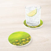 Frühlingsblumen Hintergrund Getränkeuntersetzer (Seite)
