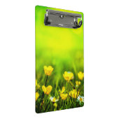 Frühlingsblumen Hintergrund Mini Klemmbrett (Schrägansicht)