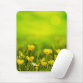Frühlingsblumen Hintergrund Mousepad (Mit Mouse)