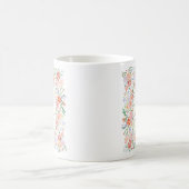 Frühlingsblumen Hochzeit Kaffeetasse (Mittel)