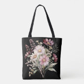 Frühlingsblumen-Hochzeit Tasche (Rückseite)