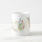 Frühlingsblumen hübsche werdende MUTTER Babyparty Kaffeetasse (Mittel)