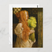 Frühlingsblumen im Detail von Alma-Tadema Postkart Postkarte (Vorne/Hinten)