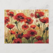 Frühlingsblumen im Garten Postkarte (Vorderseite)