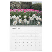 Frühlingsblumen im Skagit Valley, Washington State Kalender (Jan 2027)