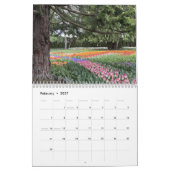 Frühlingsblumen im Skagit Valley, Washington State Kalender (Feb 2027)