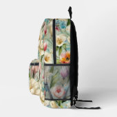 Frühlingsblumen im Stil des Impressionismus Bedruckter Rucksack (Rechts)