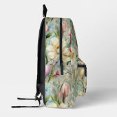 Frühlingsblumen im Stil des Impressionismus Bedruckter Rucksack (Links)