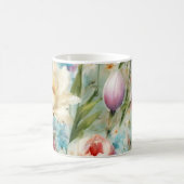 Frühlingsblumen im Stil des Impressionismus Kaffeetasse (Mittel)