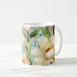 Frühlingsblumen im Stil des Impressionismus Kaffeetasse