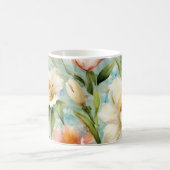 Frühlingsblumen im Stil des Impressionismus Kaffeetasse (Mittel)