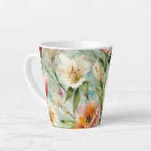 Frühlingsblumen im Stil des Impressionismus Milchtasse (Linke Ecke)