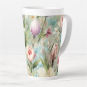 Frühlingsblumen im Stil des Impressionismus Milchtasse (Rechte Ecke)