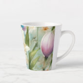 Frühlingsblumen im Stil des Impressionismus Milchtasse (Rechts)