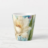 Frühlingsblumen im Stil des Impressionismus Milchtasse (Vorderseite)