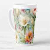 Frühlingsblumen im Stil des Impressionismus Milchtasse (Linke Ecke)