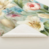 Frühlingsblumen im Stil des Impressionismus Sherpadecke (3/4)