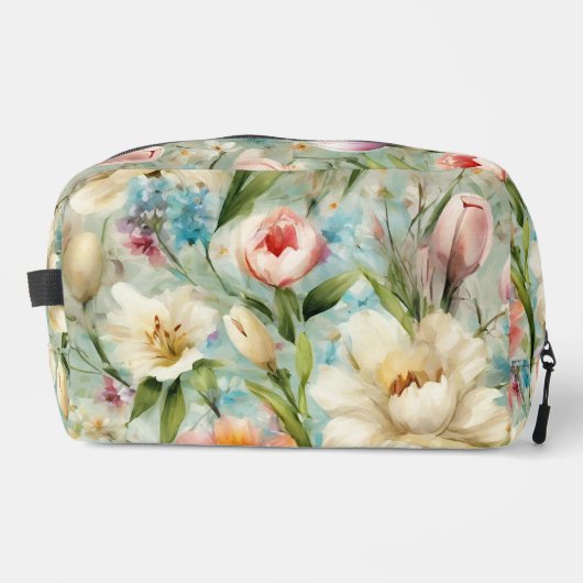 Frühlingsblumen im Stil des Impressionismus Waschbeutel (Vorderseite)