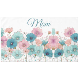 Frühlingsblumen im Vintage-Stil für Mama Tischdecke