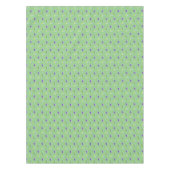 Frühlingsblumen in Chinoiserie Pots Green Tischdecke (Vorderseite)