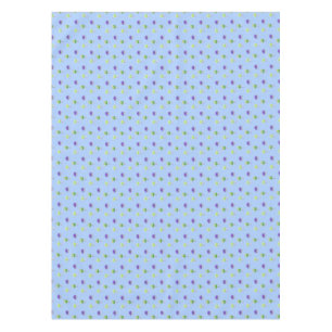 Frühlingsblumen in Chinoiserie-Töpfen Periwinkle B Tischdecke