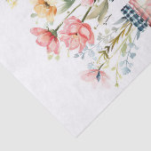 Frühlingsblumen in Mason Jars Decoupage Seidenpapier (Ausschnitt)