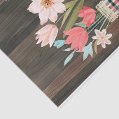 Frühlingsblumen in Mason Jars Tissue Paper Seidenpapier (Ausschnitt)