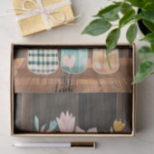 Frühlingsblumen in Mason Jars Tissue Paper Seidenpapier (Geschenk)