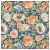 Frühlingsblumen in Orange Stoff (Nahaufnahme)