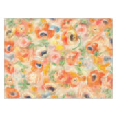 Frühlingsblumen in Orange Tischdecke (Vorderseite (Horizontal))