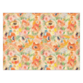 Frühlingsblumen in Orange Tischdecke (Vorderseite (Horizontal))