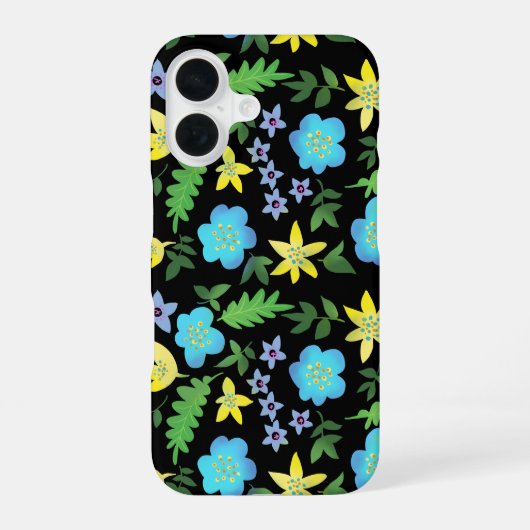 Frühlingsblumen iPhone 16 Hülle (Rückseite)