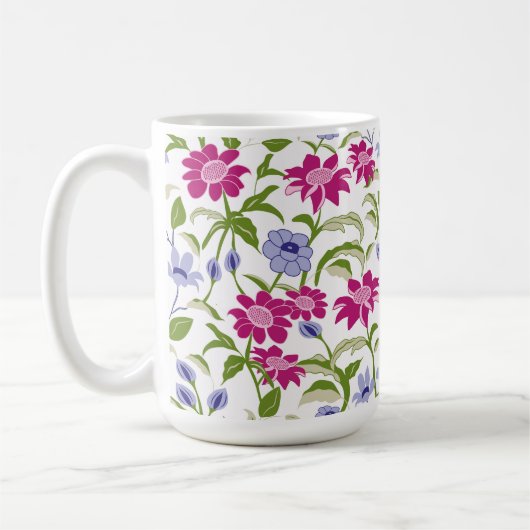 Frühlingsblumen Kaffeetasse (Links)