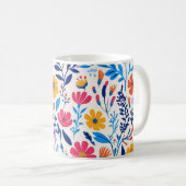 Frühlingsblumen Kaffeetasse (VorderseiteRechts)