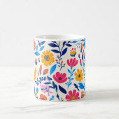 Frühlingsblumen Kaffeetasse (Mittel)