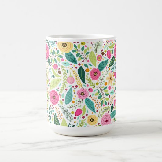 Frühlingsblumen Kaffeetasse (Mittel)