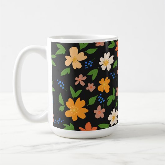 Frühlingsblumen Kaffeetasse (Links)