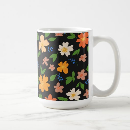 Frühlingsblumen Kaffeetasse (Rechts)
