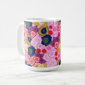 Frühlingsblumen Kaffeetasse (Vorderseite Links)