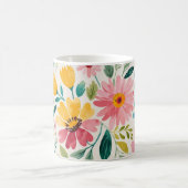 Frühlingsblumen Kaffeetasse (Mittel)