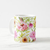 Frühlingsblumen Kaffeetasse (Vorderseite Links)