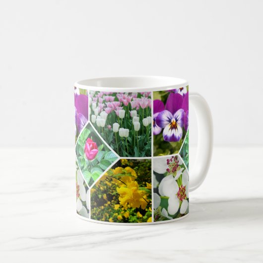 Frühlingsblumen Kaffeetasse (VorderseiteRechts)