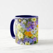 Frühlingsblumen-Kaffeetasse Tasse (Vorderseite Links)