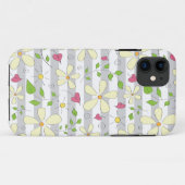 Frühlingsblumen Kamille blühende Doodles Case-Mate iPhone Hülle (Rückseite (Horizontal))